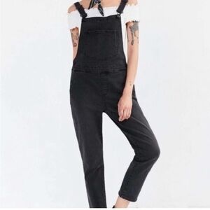Urban Outfitters Women's Black Denim Overalls